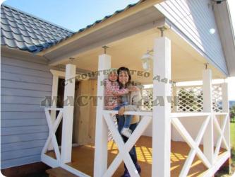 Угловая баня с террасой / ПОД КЛЮЧ